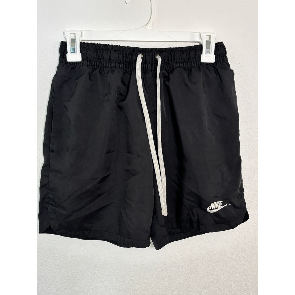 Nike Sportswear Woven Flow Shorts Mens XS Black Mesh Lined AR2382-010